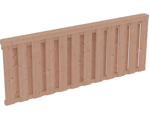 Holzzaun Element mit vertikalen Latten