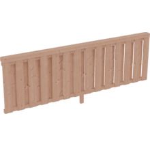 Parapet coffrage de couvercle en pin Douglas 270x84 cm