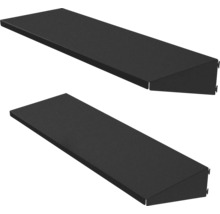 Zwei Wandregale aus Metall