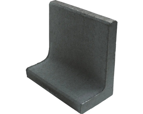 L-Stein Winkelstein anthrazit 40 cm x 7 cm x 40 cm Fußtiefe = 30 cm L-Stein Winkelstein anthrazit 40 cm x 7 cm x 40 cm Fußtiefe = 30 cm