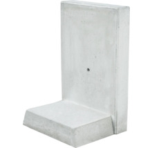 Pierre en L pierre d'angle béton apparent armé gris 50 cm x 12 cm x 55 cm profondeur = 30 cm