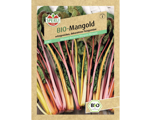Bio Mangold Fireworks Sperli Samenfestes Saatgut Gemüsesamen Bio Mangold Saatgutpackung von Sperli