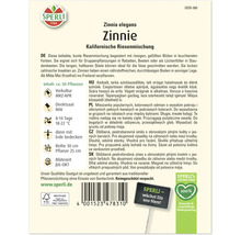Sperli Zinnie Kalifornische Riesenmischung Saatgutpackung