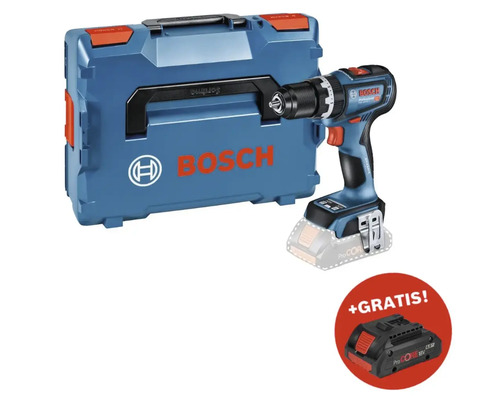 Perceuse-visseuse à percussion sans fil Bosch Professional GSB 18V-90 C, sans batterie ni chargeur avec L-BOXX 136