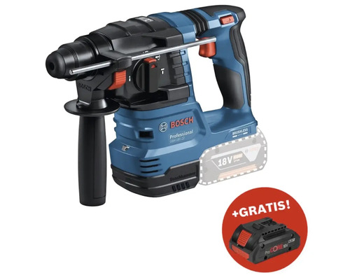 Akku-Bohrhammer Bosch Professional GBH 18V-22 + GRATIS Zugabeartikel 18V Akku ProCORE18V (4,0Ah)