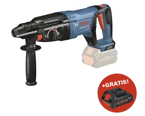 Akku-Bohrhammer Bosch Professional GBH 18V-26 D + GRATIS Zugabeartikel 18V Akku ProCORE18V (4,0Ah)