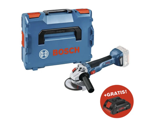 Meuleuse d'angle sans fil Bosch Professional GWS 18V-10 avec L-BOXX + GRATUIT Batterie 18V ProCORE18V (4,0Ah)