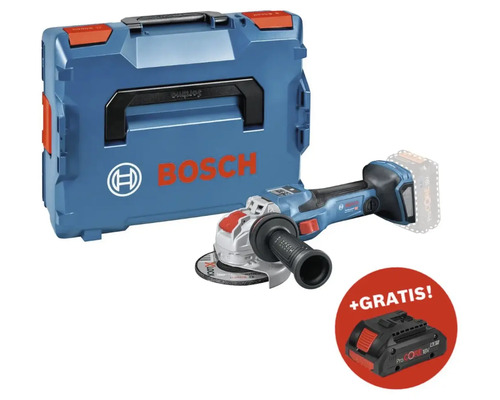 Meuleuse d'angle sans fil Bosch GWX 18V-15 SC BITURBO avec système de changement rapide X-LOCK + GRATUIT Batterie 18V ProCORE18V (4,0Ah)