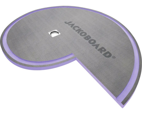 Élément de sol JACKOBOARD® pour douche hélicoïdale Aqua Spiral accès à droite Jackoboard Élément de receveur de douche d''angle avec écoulement