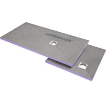 JACKOBOARD® Aqua befließbares Duschelement 1000 mm x 1000 mm x 40 mm Ablauf dezentral