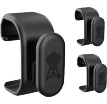 Trois supports à outils de barbecue en plastique