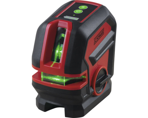 Laser à lignes croisées JC Schwarz pro 25 m, laser vert avec accessoires