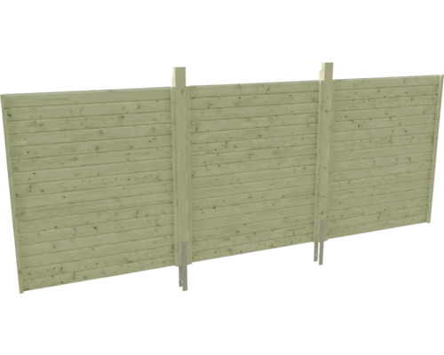 Paroi arrière coffrage de profils SKAN HOLZ 550 x 200 cm traité en autoclave par imprégnation Paroi arrière coffrage de profils SKAN HOLZ 550 x 200 cm traité en autoclave par imprégnation
