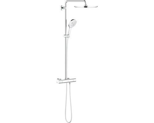 Colonne de douche avec thermostat GROHE Rainshower System 310 chrome brillant 27966001