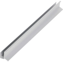 PROTEKTOR LUMINO LED Schienenprofil Sunrise für Schattenfuge Aluminium für LED Strips für GK-Platte 12,5 mm 2000 mm x 12 mm