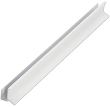 PROTEKTOR LUMINO LED Schienenprofil Sunrise für Schattenfuge Aluminium weiß für LED Strips für GK-Platte 12,5 mm 2000 mm x 12 mm