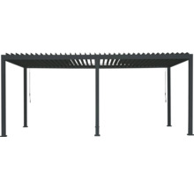 Pergola mit Lamellendach und vier Pfosten