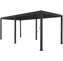 Freistehende Pergola aus Metall mit Lamellendach