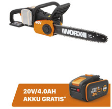 Worx Akku-Kettensäge mit 35 cm Schnittlänge und kostenlosem 20 Volt Akku