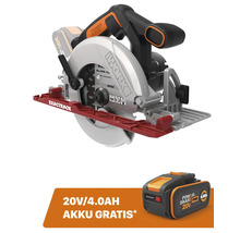 Scie circulaire sans fil Worx avec batterie
