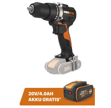 Perceuse-visseuse sans fil de la marque Worx Nitro avec une batterie supplémentaire