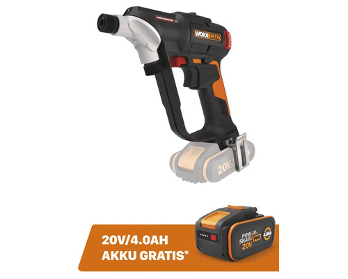 Perceuse-visseuse sans fil WORX Nitro 20V Switchdriver WX177.9, moteur Brushless + GRATUIT Batterie 20V WA3644 (4,0Ah)