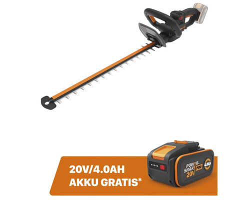 Taille-haies sans fil WORX NITRO WG263E.9 20V sans batterie ni chargeur