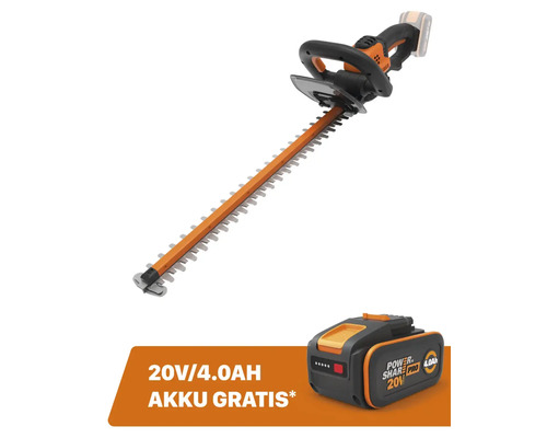 Taille-haies sans fil WORX WG264E.9 20 V, sans batterie ni chargeur