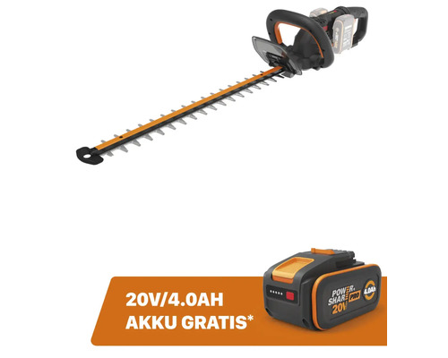 Taille-haies sans fil WORX NITRO WG286E.9 20V sans batterie ni chargeur