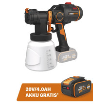 Pistolet à peinture avec batterie