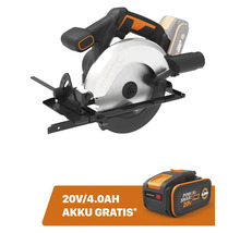 Akkubetriebene Handkreissäge mit Akku