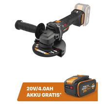 Meuleuse d'angle sans fil Worx avec batterie