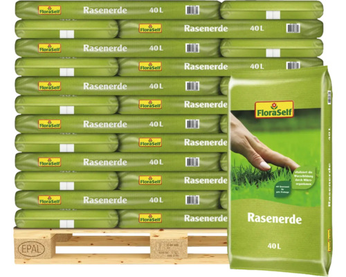 Terreau pour gazon FloraSelf 54x40 l (= 2,16 m³) palette