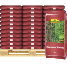 Palette de sable pour gazon et humus en sacs de 20 litres