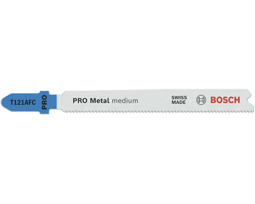 Stichsägeblatt Bosch PRO Metal Medium T121AFC, 3 Stück Bosch Stichsägeblatt Pro Metal medium
