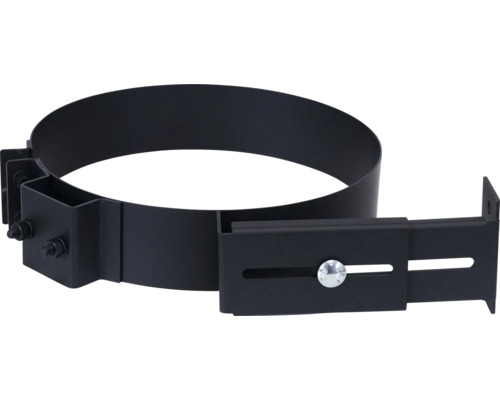 Abgasrohrschelle aus Metall mit Befestigung