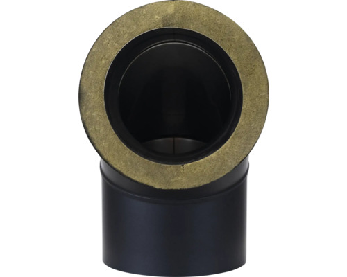 Isoliertes Ofenrohrknie für Rauchabzugsanlagen