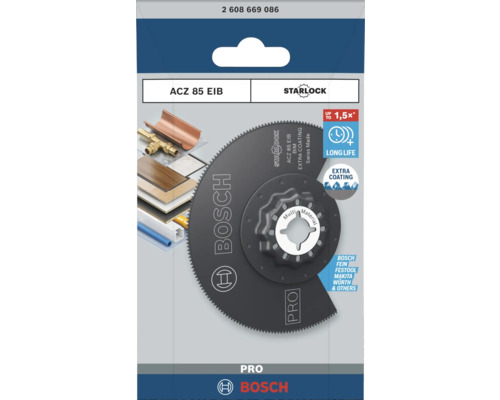 Bosch ACZ 85 EIB Lame de scie Starlock pour outils multifonctions