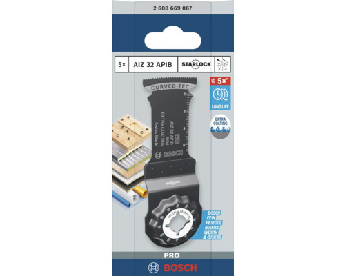Lame multifonction Bosch AIZ 32 APIB en pack