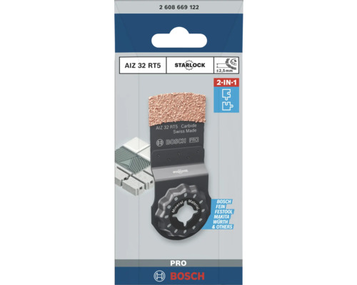 Lame de scie Bosch Carbide Multi Material AIZ 32 RT5 Starlock