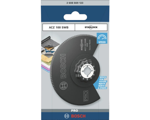 Bosch ACZ 100 SWB Tauchsägeblatt für Multimaterialien