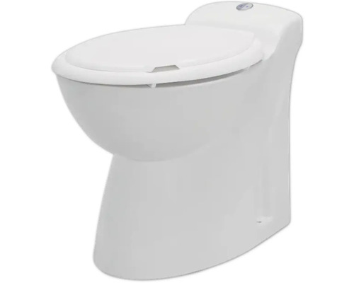 WC sur pied en céramique avec siège de toilette