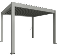 Pergola mit Lamellendach und vier Pfosten