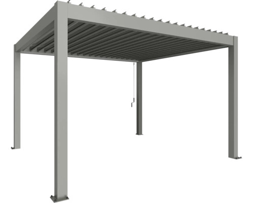 Pergola Biohort 4x3,5 inkl. beweglichen, isolierten Lamellendach für geringere Geräuschentwicklung und Wärmeabstrahlung 404,5 x 367,5 cm quarzgrau-metallic Pergola Biohort 4x3,5 inkl. beweglichen, isolierten Lamellendach für geringere Geräuschentwicklung und Wärmeabstrahlung 404,5 x 367,5 cm quarzgrau-metallic