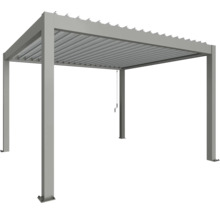 Freistehende Pergola mit Lamellendach aus Metall