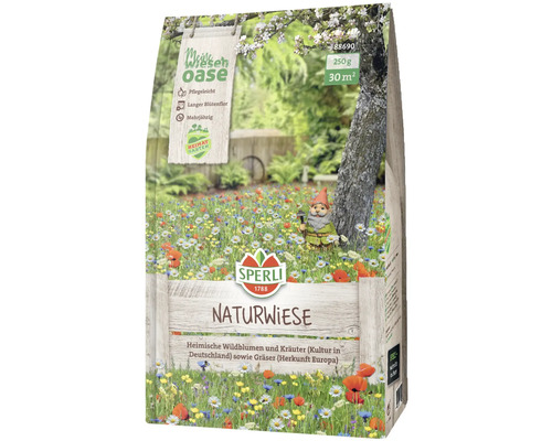 Semences de fleurs des praires Sperli’s Naturwiese Sachet de graines Sperli prairie naturelle avec fleurs sauvages et herbes aromatiques pour une prairie fleurie vivace facile d''entretien