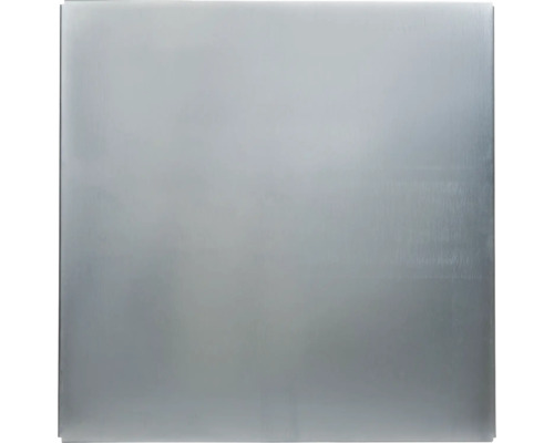 Plaque carrée en acier inoxydable