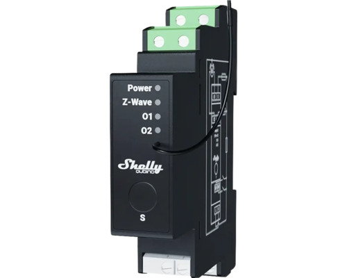 Shelly Z-Wave Add-on Relais Erweiterung
