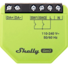 Shelly Gen3 Steuerung mit Schraubklemmen für Hausautomation