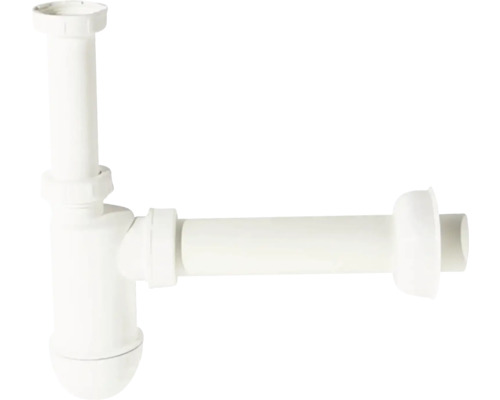 Siphon de bac pour lavabo Alcadrain 1 1/4 pouce x 40 mm blanc A43